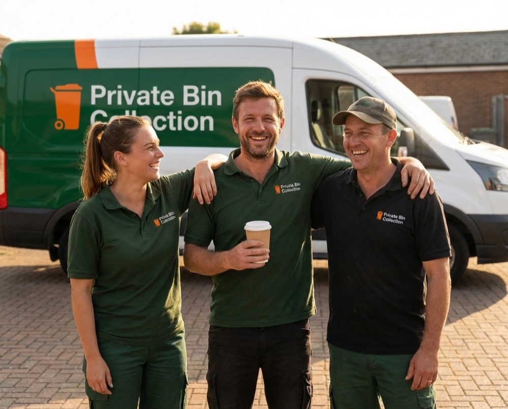 Local private bin collection team serving Bersted, West Sussex