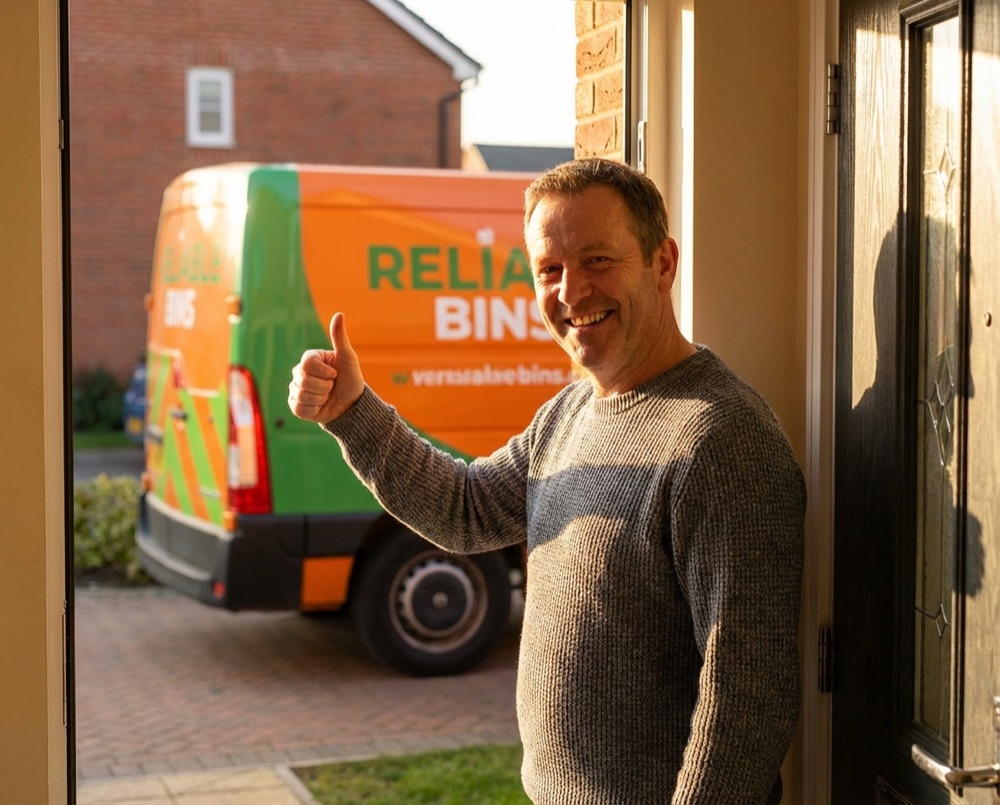 Affordable private bin collection service for Bersted families